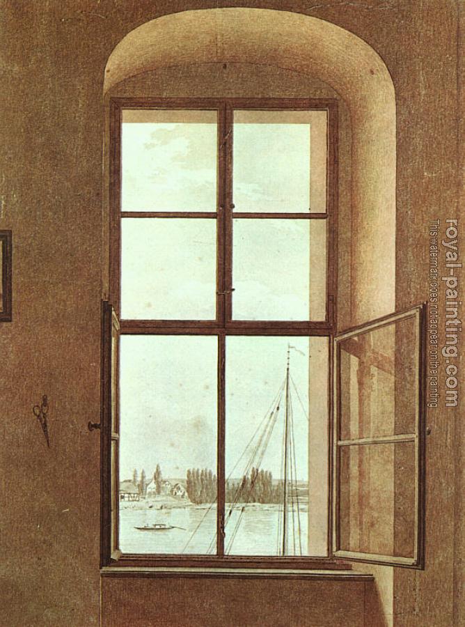 Caspar David Friedrich : View from the Painter's Studio